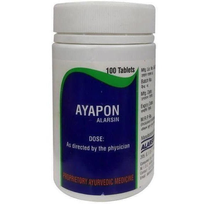 Alarsin Ayurvedic Ayapon Tablet | Grocsy