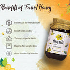 HoneyVeda Premium Raw Fennel Honey