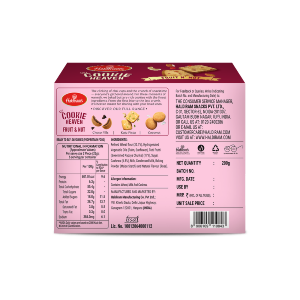 Haldiram's Fruit N' Nut | Grocsy