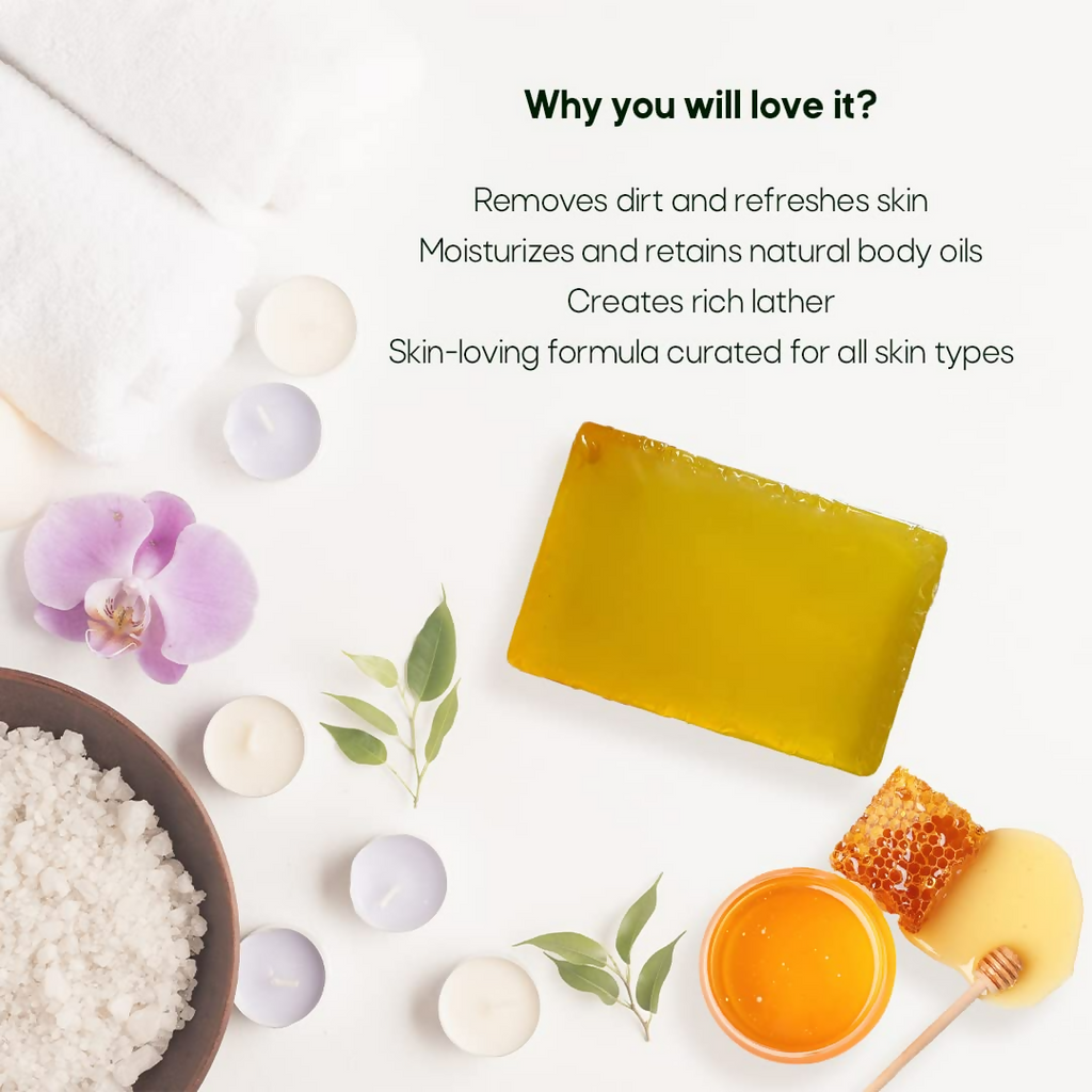 LA Organo Honey Handmade Natural Bath Soap | Grocsy