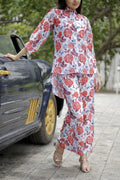 Aayaa Pure Muslin printed Multi Co-Ord Set - Multi Color | Grocsy
