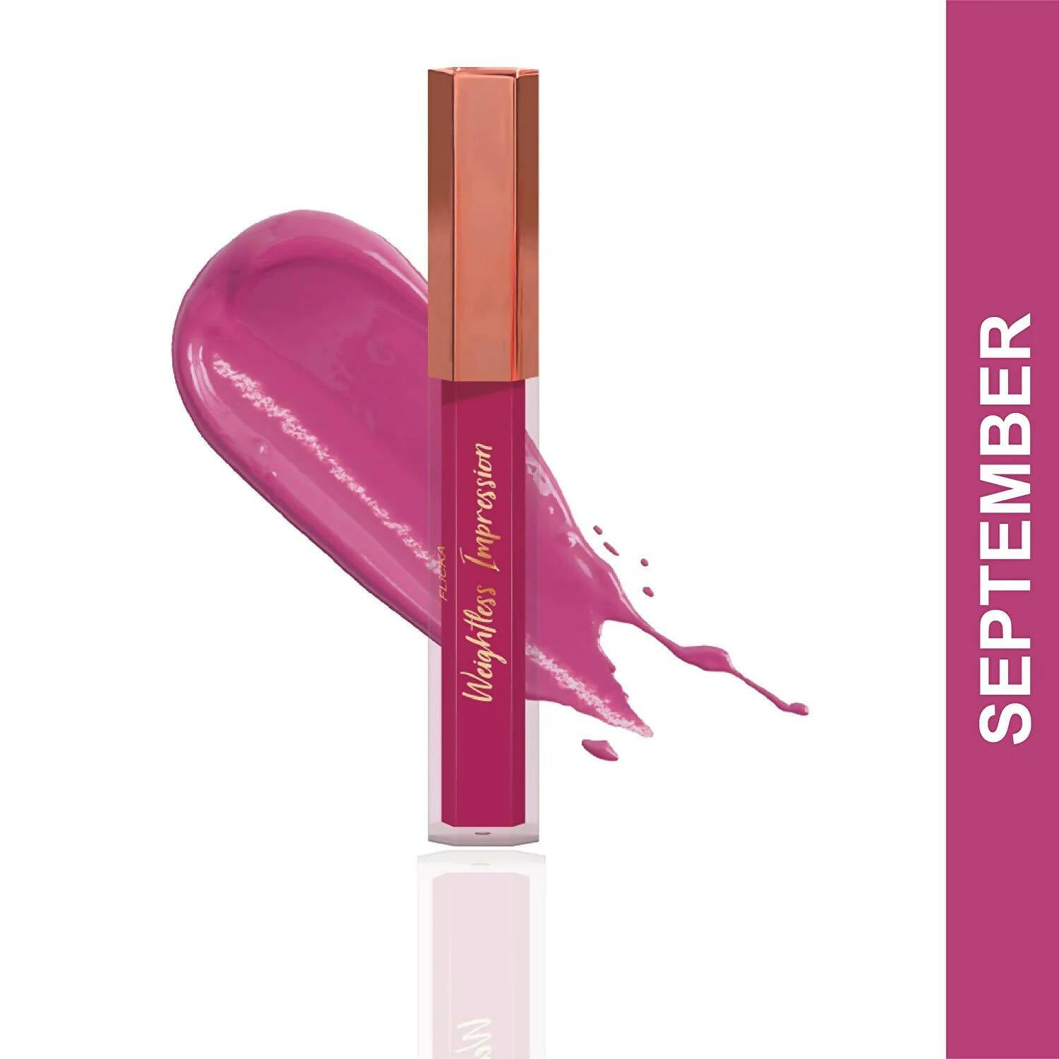 FLiCKA Weightless Impression 09 September - Purple Matte Finish Liquid Lipstick | Grocsy