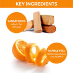 Nykaa Naturals Sandalwood & Orange Peel Face Wash for Tan Removal | Grocsy
