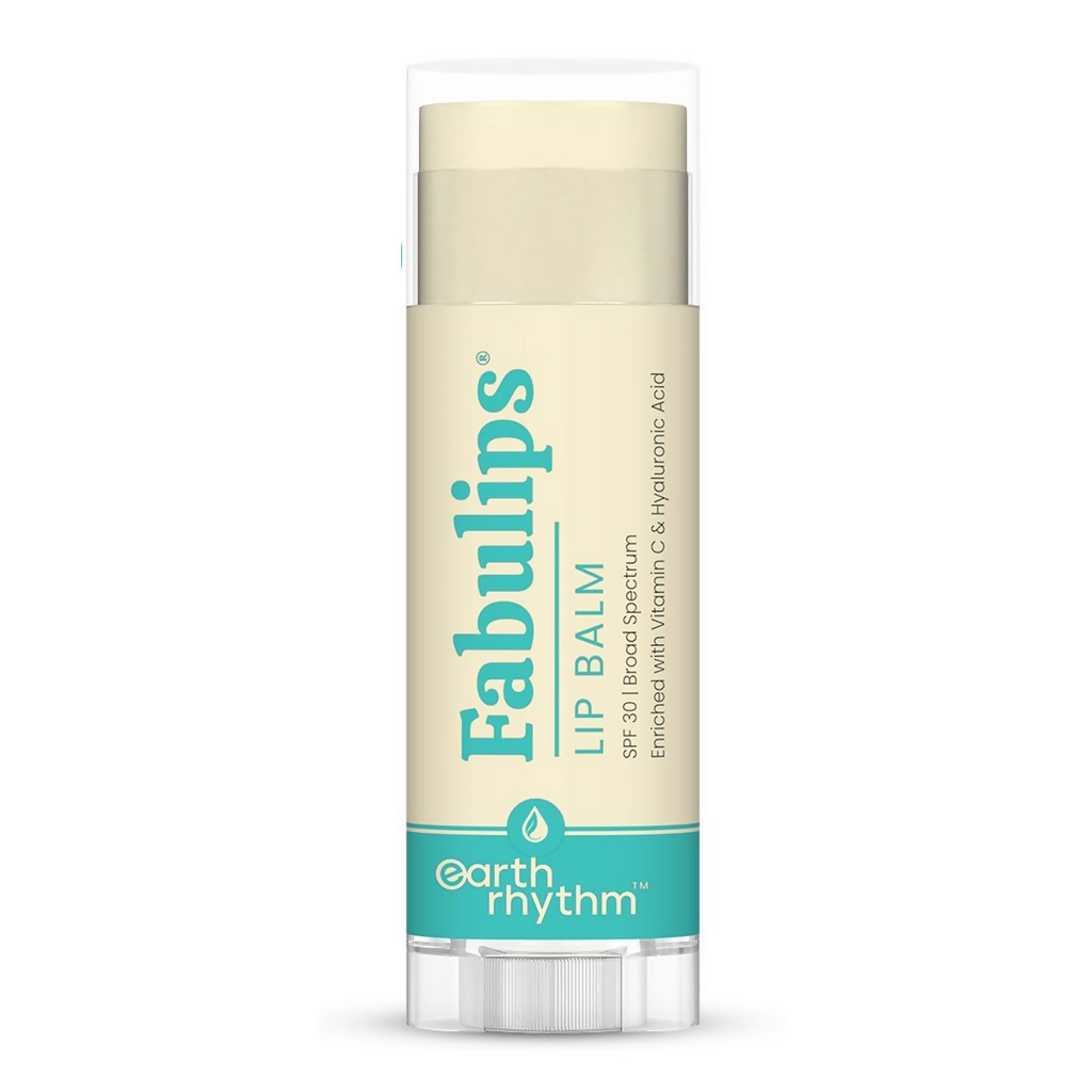 Earth Rhythm Fabulips Lip Balm SPF 30 Broad Spectrum With Vit C & Hyaluronic Acid | Grocsy