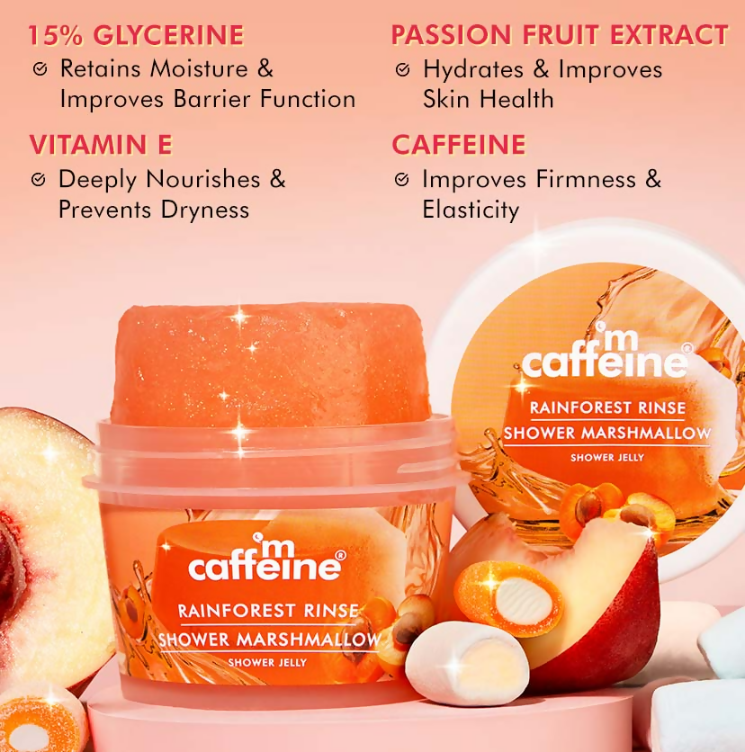 mCaffeine Rainforest Rinse Shower Marshmallow Shower Jelly | Grocsy