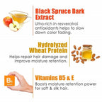Wow Skin Science Black Spruce Bark Extract, Vitamin B5 & E Hair Mask | Grocsy