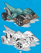 Dreamland Publications Hot Wheels Copy Colouring Book : Children Drawing, Painting & Colouring Book | Grocsy