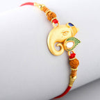 Spiritual Lord Ganesha Rakhi & Dairy Milk Silk | Grocsy
