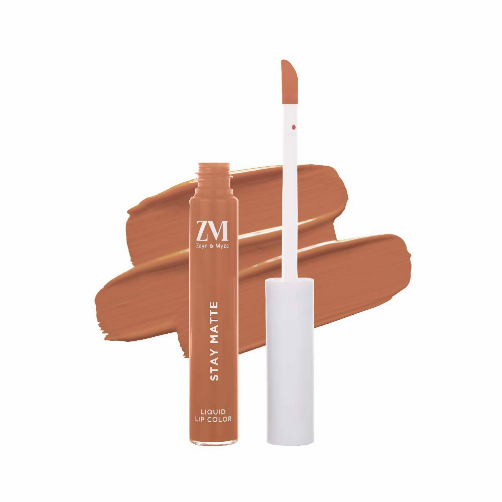 Zayn & Myza Stay Matte Liquid Lip Color - 09 Nude Latte | Grocsy
