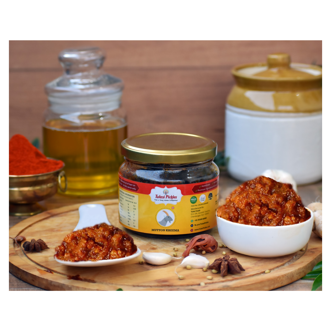Tulasi Pickles Mutton Kheema Pickle | Grocsy