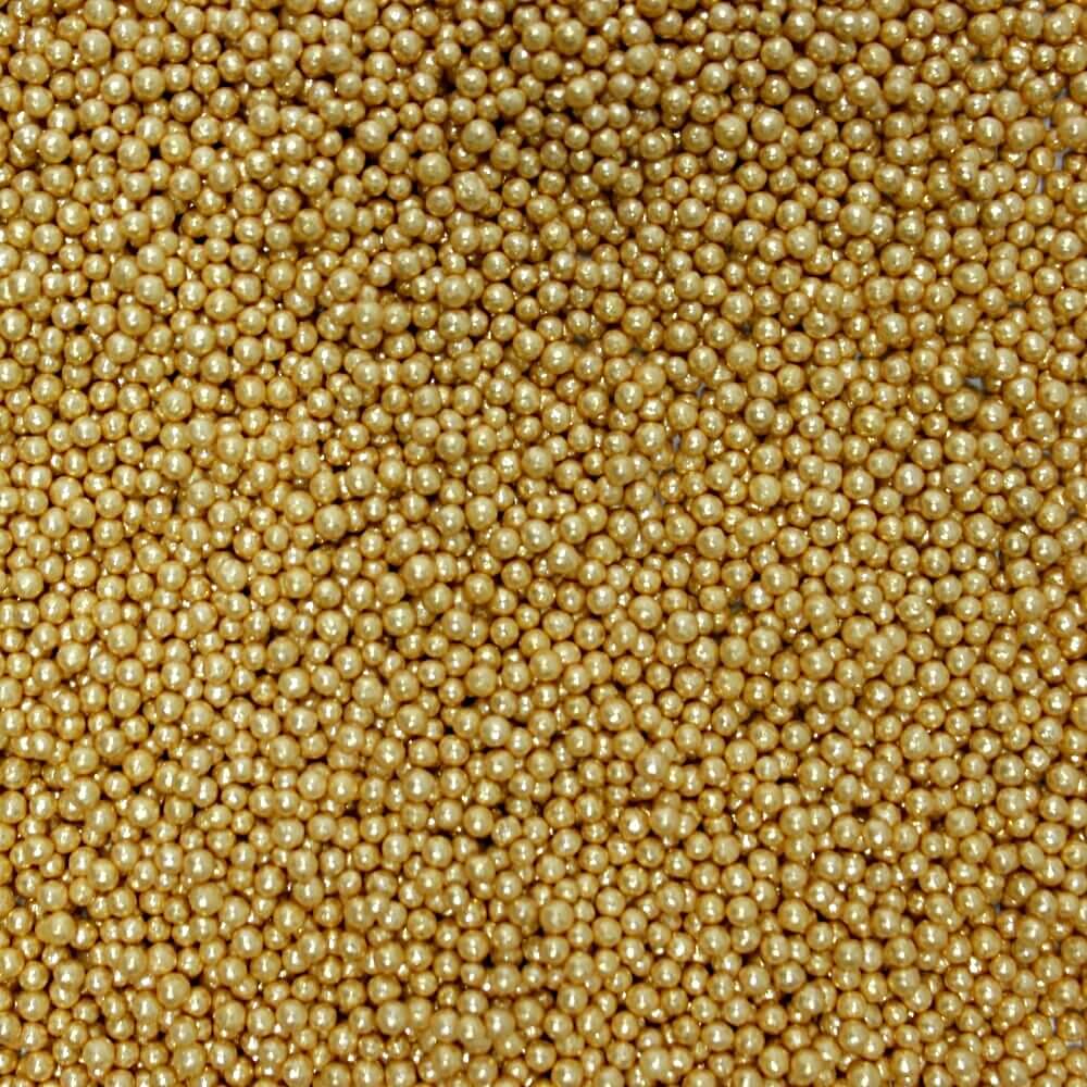 Confect English Gold Disco Balls Sprinkles 2 MM | Grocsy