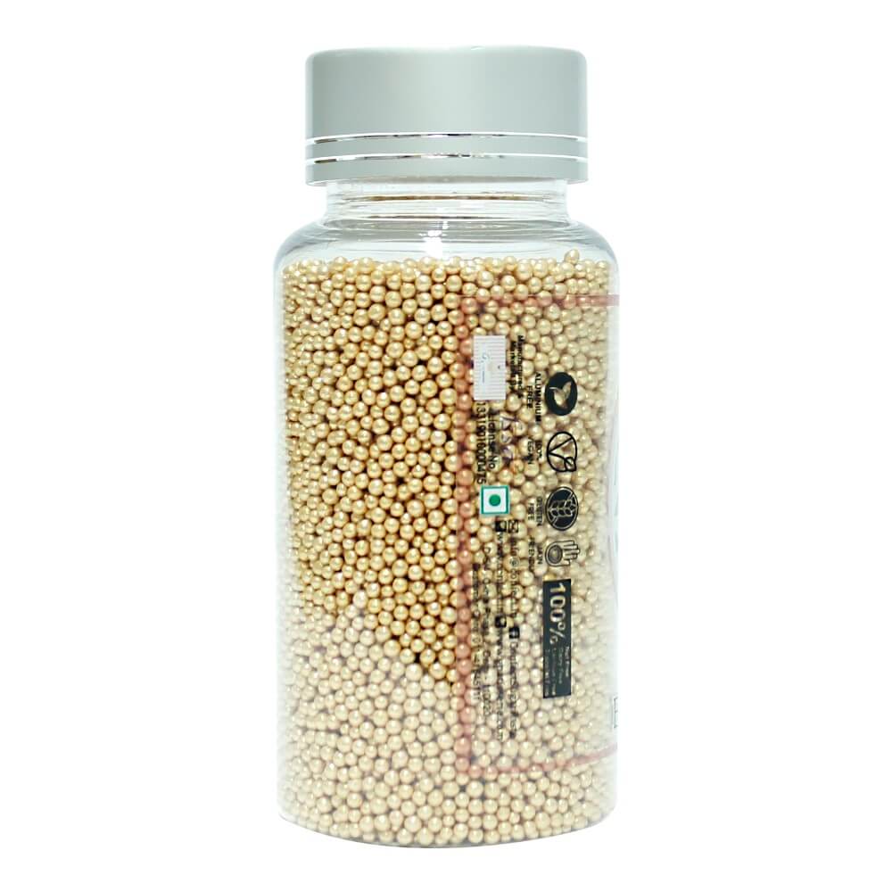 Confect English Gold Disco Balls Sprinkles 2 MM | Grocsy