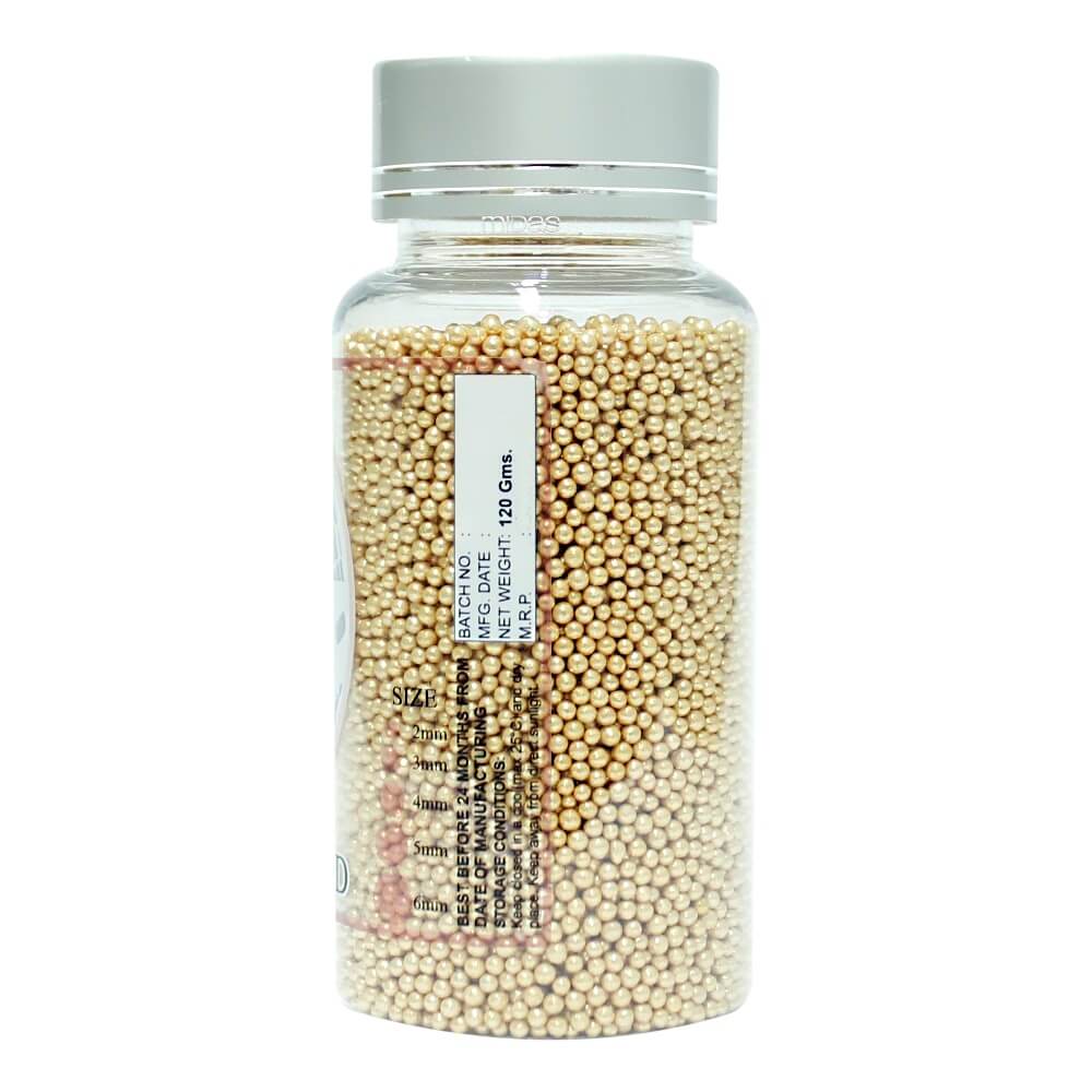 Confect English Gold Disco Balls Sprinkles 2 MM | Grocsy