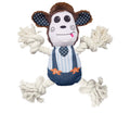 Foodie Puppies Monkey Crinkle Paper Rope Plush Toy for Dogs | Grocsy