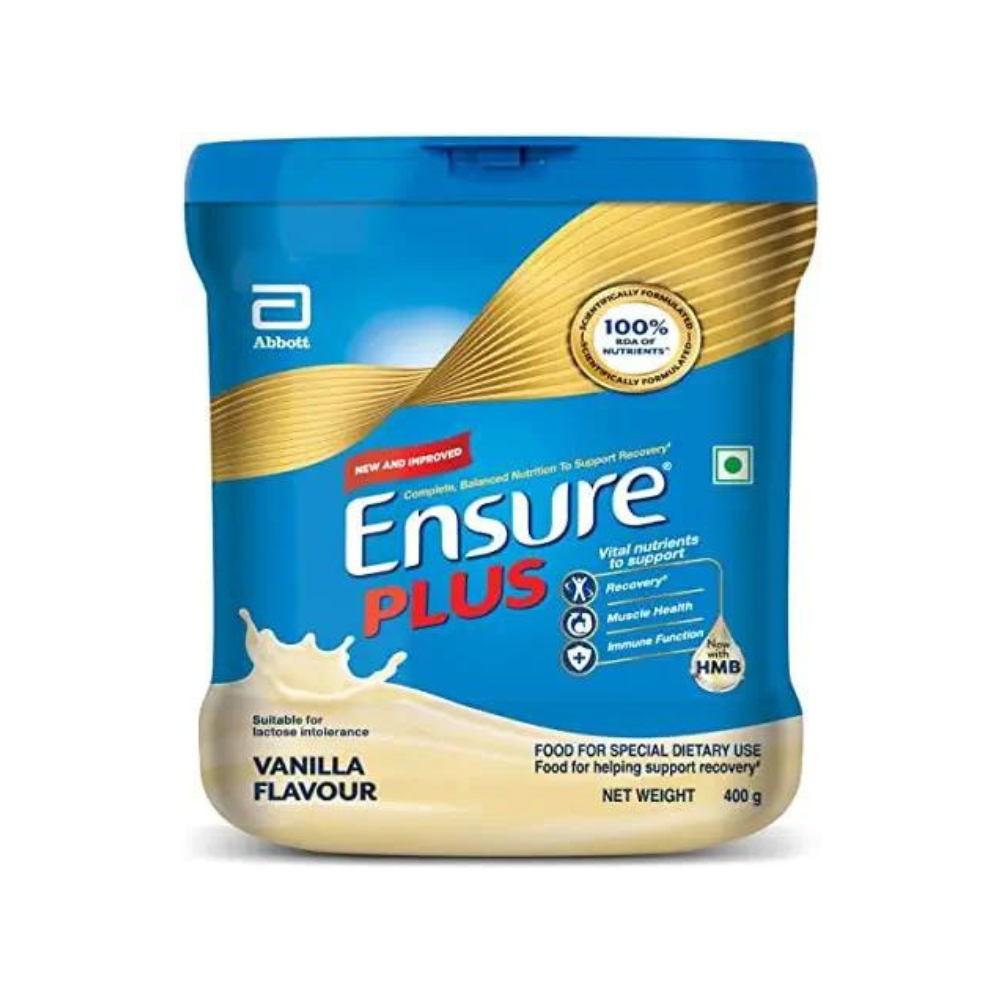 Ensure Plus Powder (Jar) - Balanced Nutritional Drink, Helps in Weight Management | Grocsy