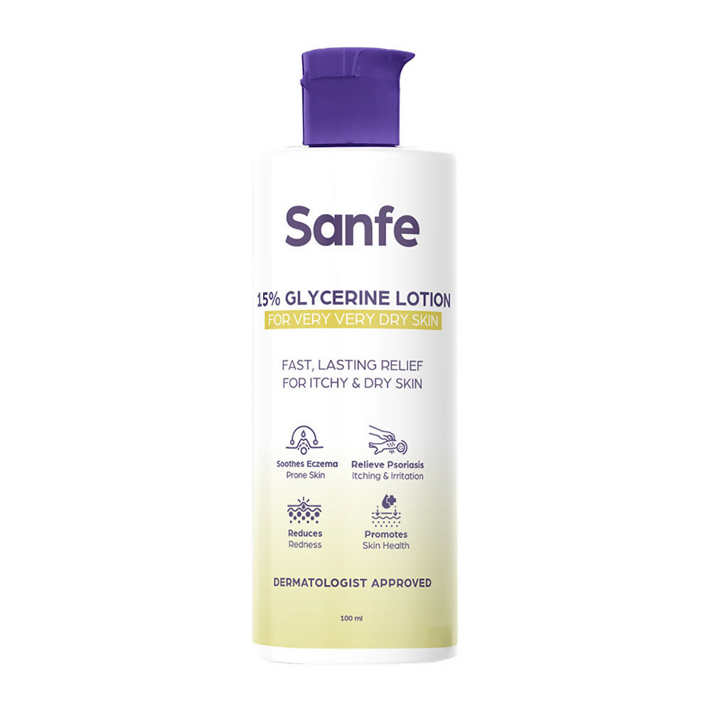 Sanfe 15% Glycerine Lotion For Very Very Dry Skin | Grocsy