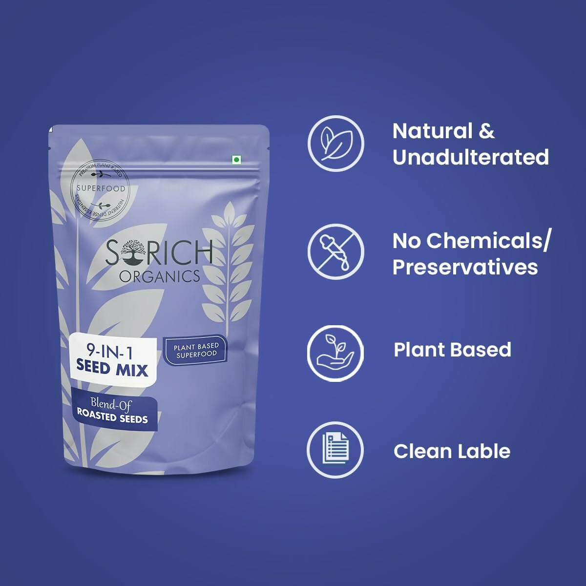 Sorich Organics 9 in 1 Seed Mix | Grocsy