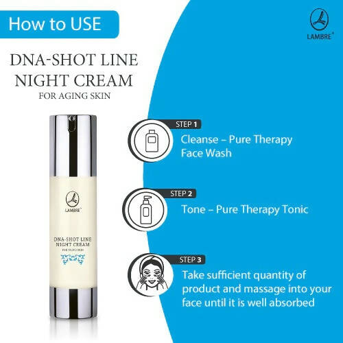 Lambre DNA-Shot Line Anti-Aging Night Cream For Aging Skin | Grocsy