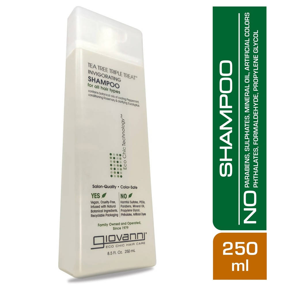 Giovanni Organic Tea Tree Triple Treat Invigorating Shampoo | Grocsy