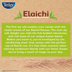 Tetley Elaichi Flavoured Chai - Black Tea, Every Sip Will Awaken Your Senses