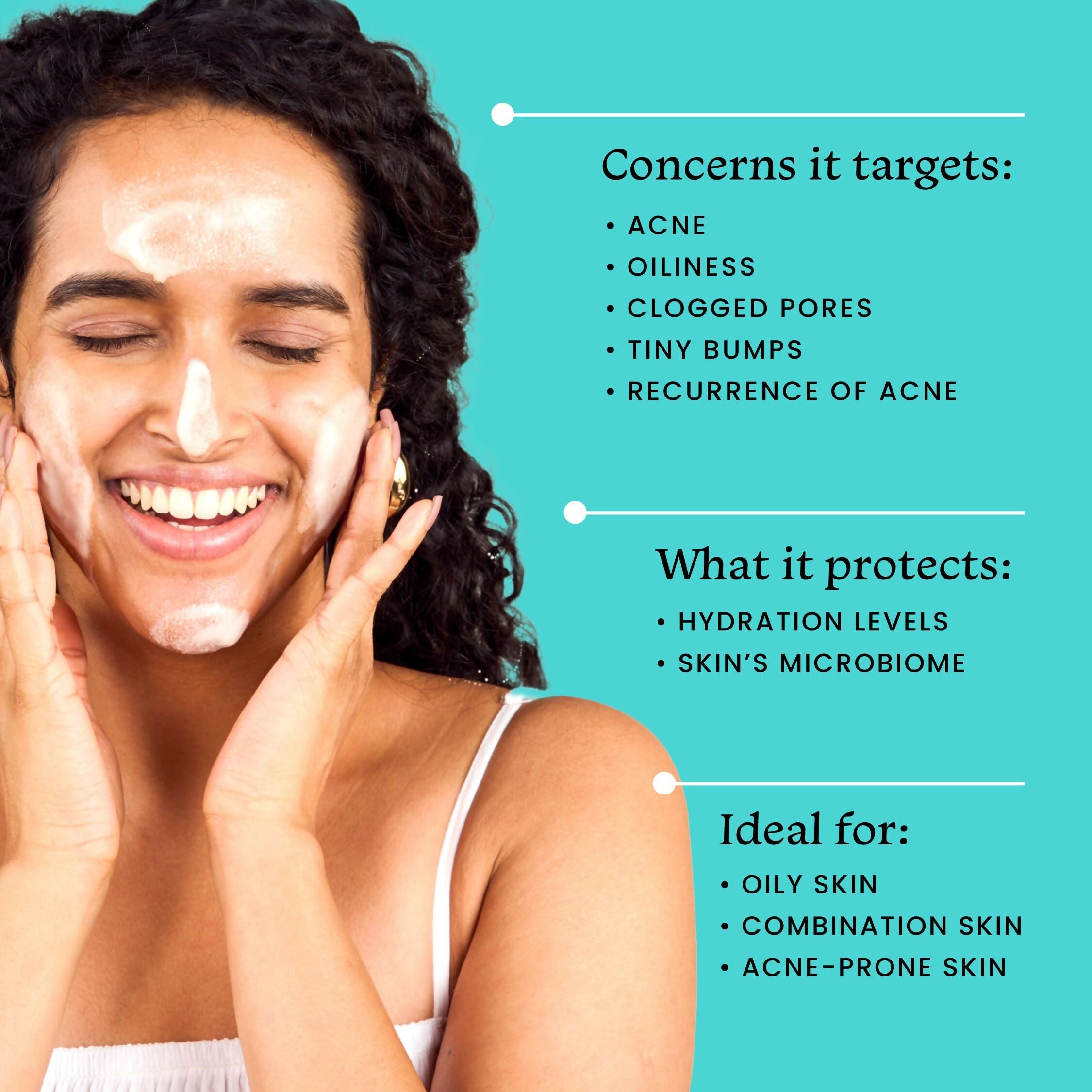 Foxtale 2% Salicylic Acid Acne Control Cleanser For Oily And Acne Prone Skin - Reduces Pimples and Breakouts | Grocsy
