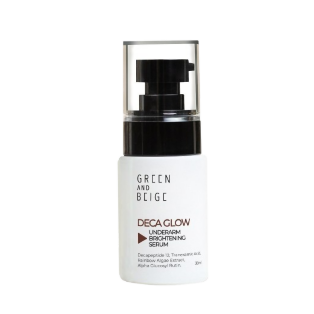 Green And Beige Deca Glow Underarm Brightening Serum | Grocsy