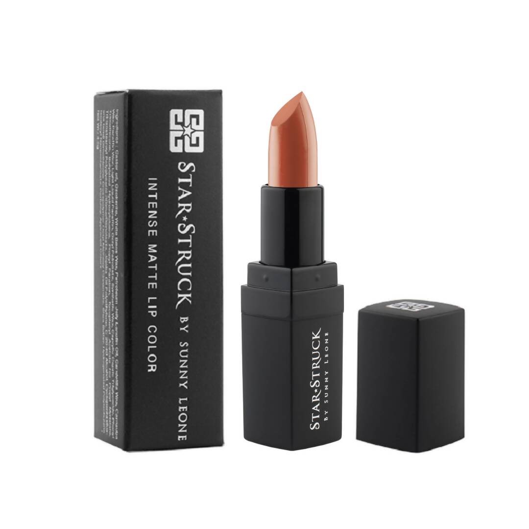 Star Struck By Sunny Leone Intense Matte Lip Color - Caramello | Grocsy