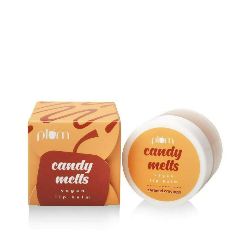 Plum Candy Melts Vegan Lip Balm Caramel Cravings | Grocsy