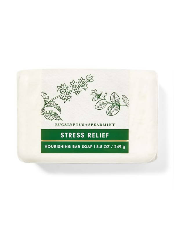 Bath & Body Works Eucalyptus Spearmint Stress Relief Nourishing Bar Soap | Grocsy