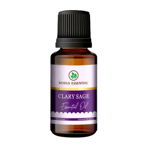 Korus Essential Clary Sage Essential Oil - Therapeutic Grade | Grocsy