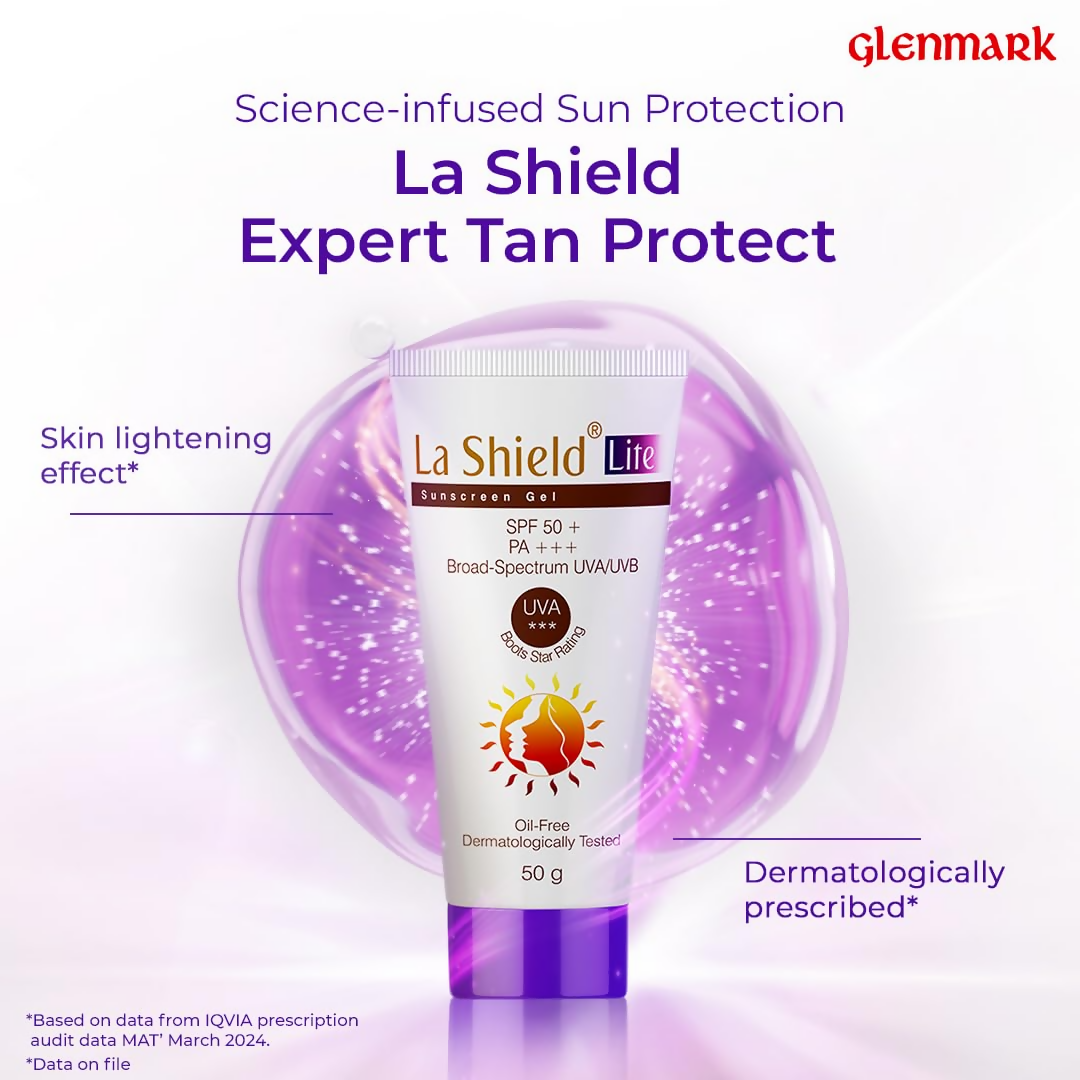 La Shield Lite SPF 50 PA+++ Mineral Sunscreen Gel | Grocsy