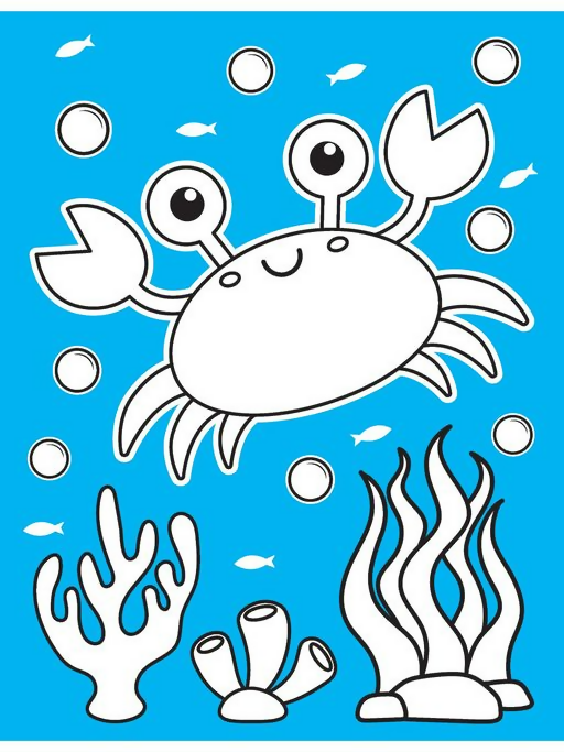 Dreamland Publications Under Ocean Neon Colour & Sticker Dots Book Over 500 Stickers for Kids | Grocsy