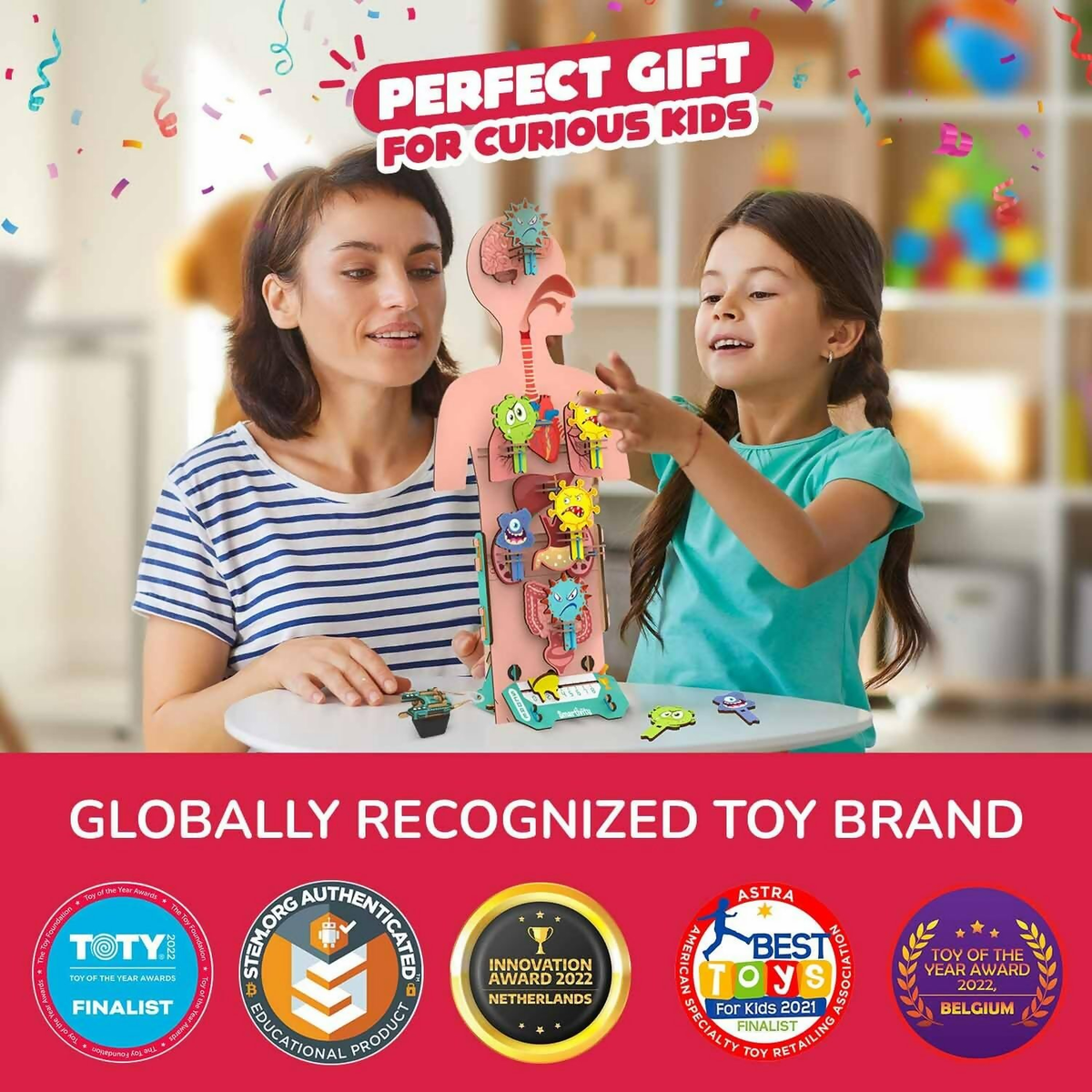 Smartivity Human Body Toy For Kids 6-12 Years Body Organs & Functions | Grocsy
