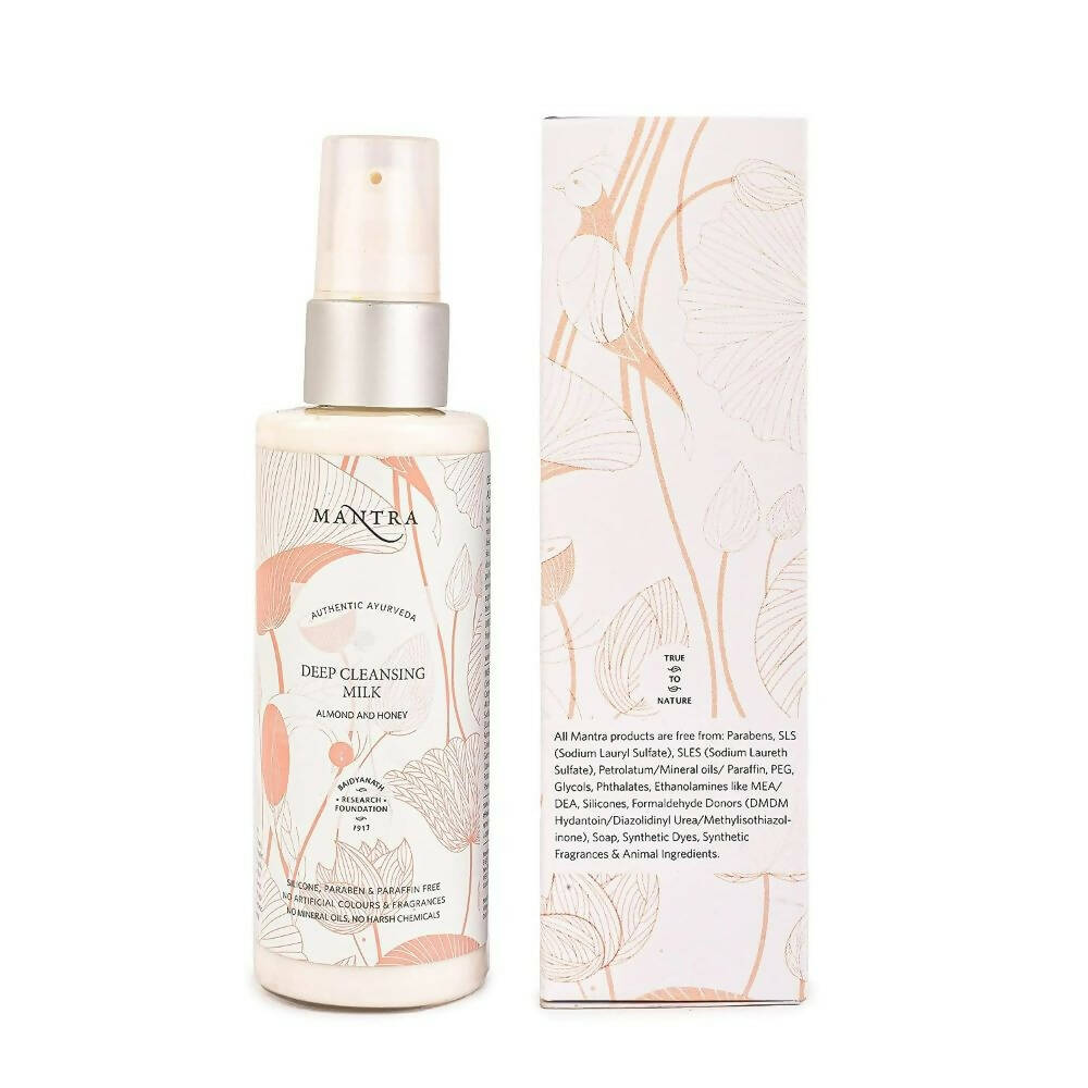 Mantra Herbal Deep Cleansing Milk Almond and Honey | Grocsy