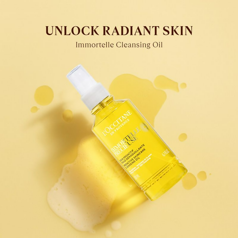 L'Occitane Immortelle Precious Cleansing Oil | Grocsy