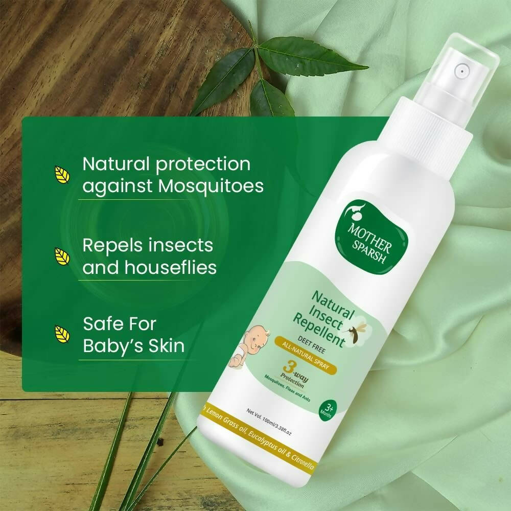 Mother Sparsh Natural Insect Repellent Spray For Babies | Grocsy