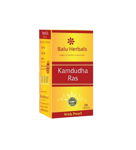 Balu Herbals Kamdudha Ras Tablets | Grocsy