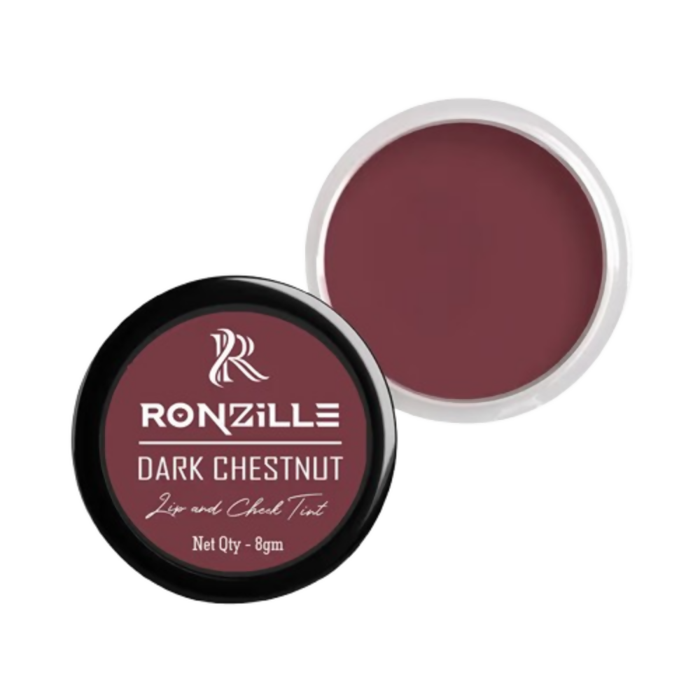 Ronzille Lip And Cheek Tint - Dark Chestnut | Grocsy