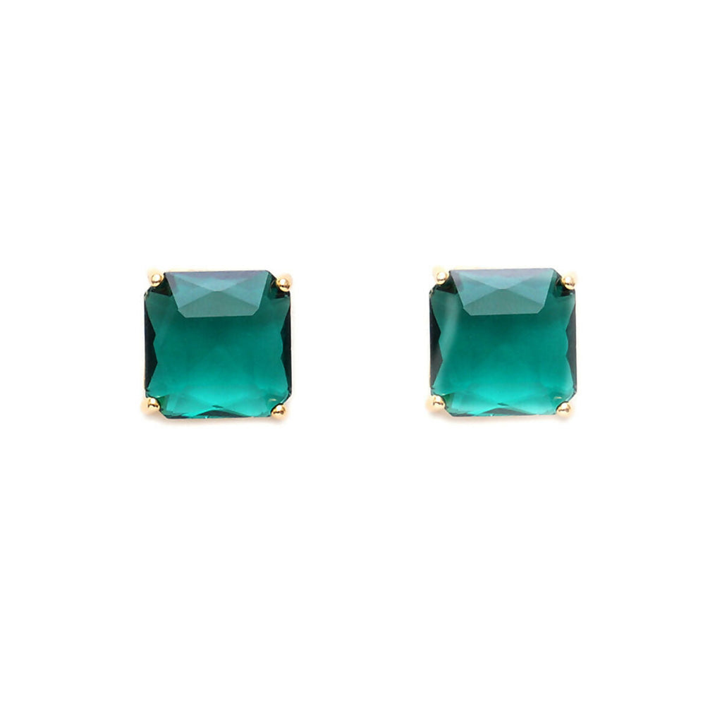 Jade Studs- Ruby Raang | Grocsy