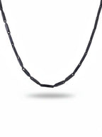 NVR Men's Black Toned Silver plated chain | Grocsy