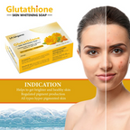 LA Organo Glutathione Calendula Skin Whitening Soap | Grocsy