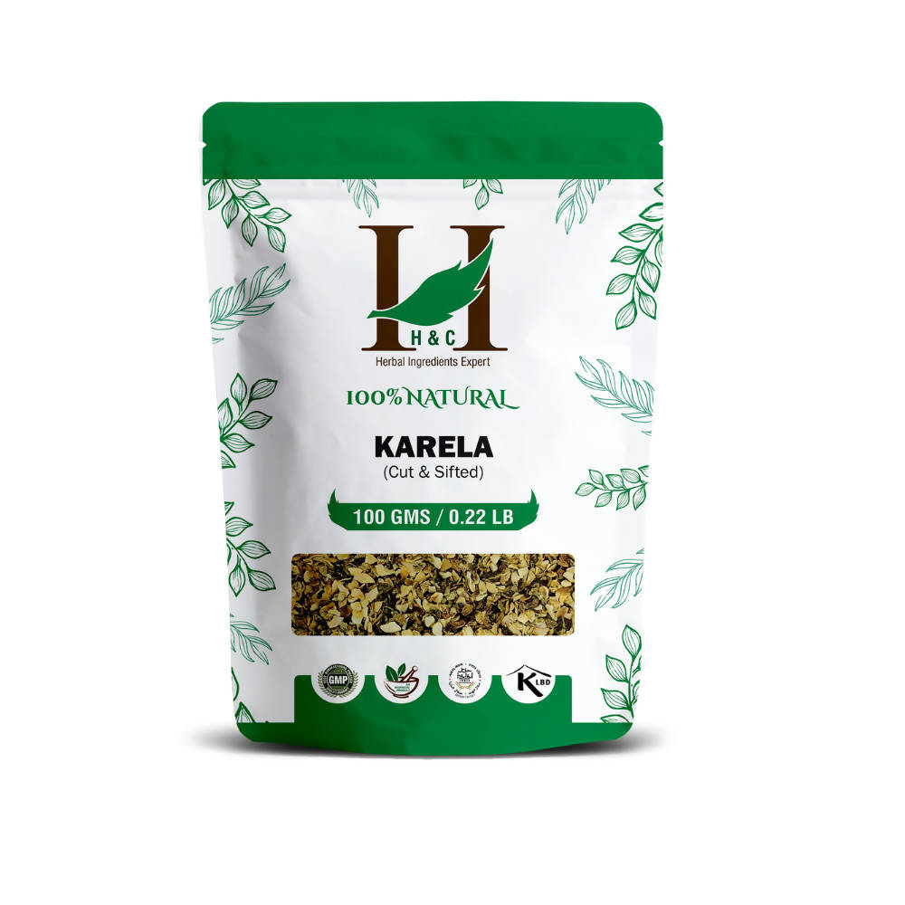 H&C Herbal Karela Cut & Shifted Herbal Tea Ingredient | Grocsy
