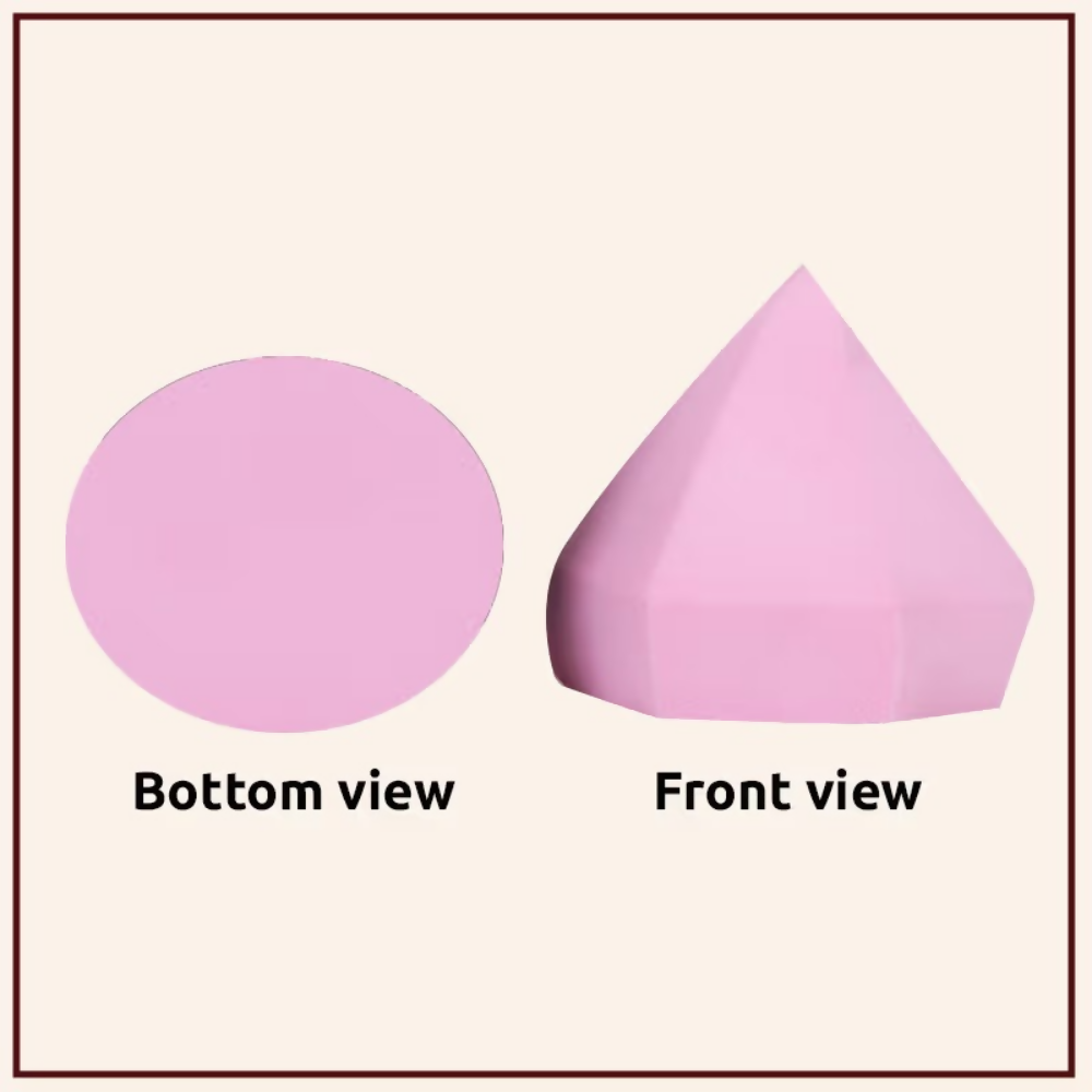 Bronson Professional Pink Diamond Beauty Blender Makeup Sponge | Grocsy