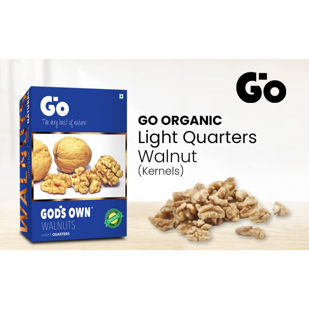 Go Organic Light Quarters & Extra Light Quarters Walnuts | Grocsy