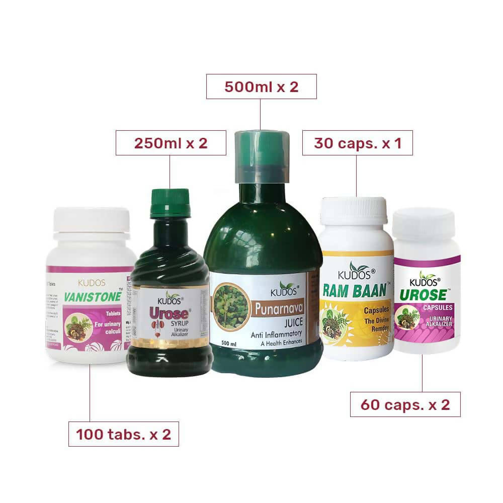 Kudos Ayurveda Kidney Care Kit | Grocsy