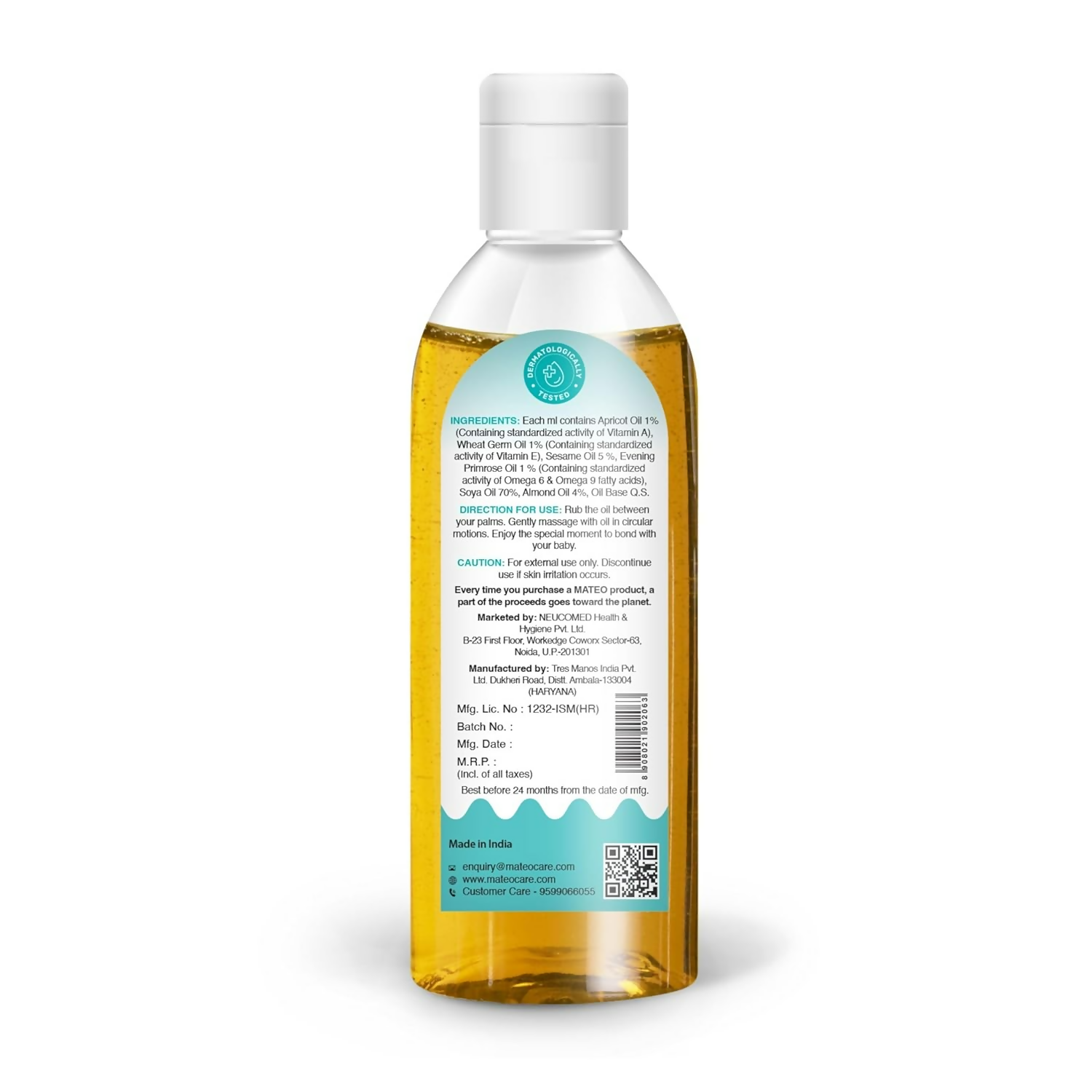 Mateo Baby Massage Oil Mom’s Magical Meet | Grocsy