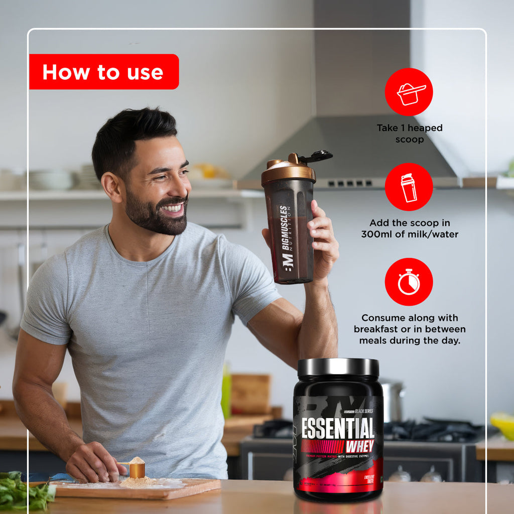 Big Muscles Nutrition Essential Whey | Grocsy