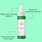 Alps Goodness Acne Control Toner for Oily Skin with Tea Tree Apple, Cider Vinegar & Salicylic Acid | Grocsy