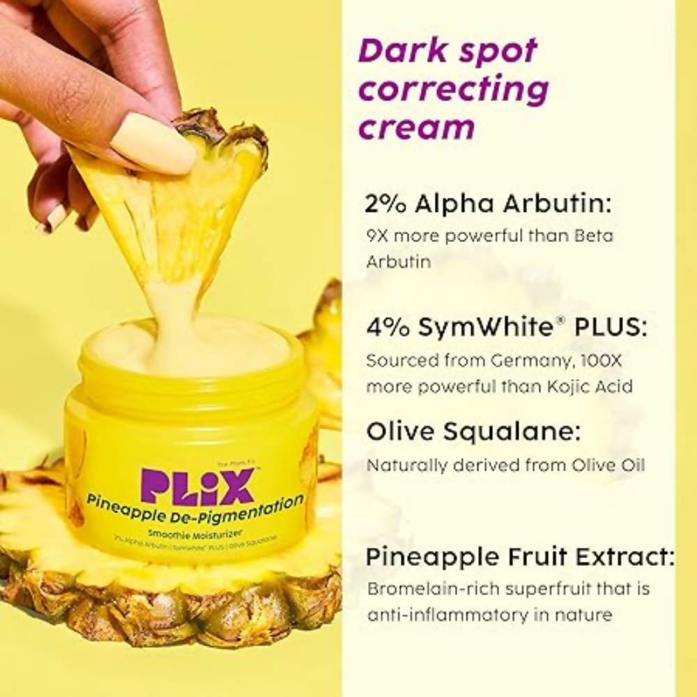 PLIX The Plant Fix Pineapple Trio With Cleanser, Body Wash & Cream | Grocsy