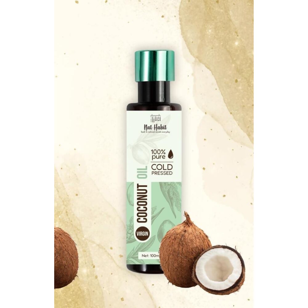 Nat Habit 100% Pure Cold Pressed Virgin Coconut Oil | Grocsy